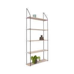 EINDHOVEN Etagère Murale En Métal Et Bois 65x17xH145 Cm 10 EINDHOVEN Etagère Murale En Métal Et Bois 65x17xH145 Cm -Meubles Soldes Magasin eindhoven etagere murale metal bois 65x17xh145cm house nordic 2