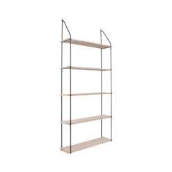 EINDHOVEN Etagère Murale En Métal Et Bois 65x17xH145 Cm 11 EINDHOVEN Etagère Murale En Métal Et Bois 65x17xH145 Cm -Meubles Soldes Magasin eindhoven etagere murale metal bois 65x17xh145cm house nordic 3