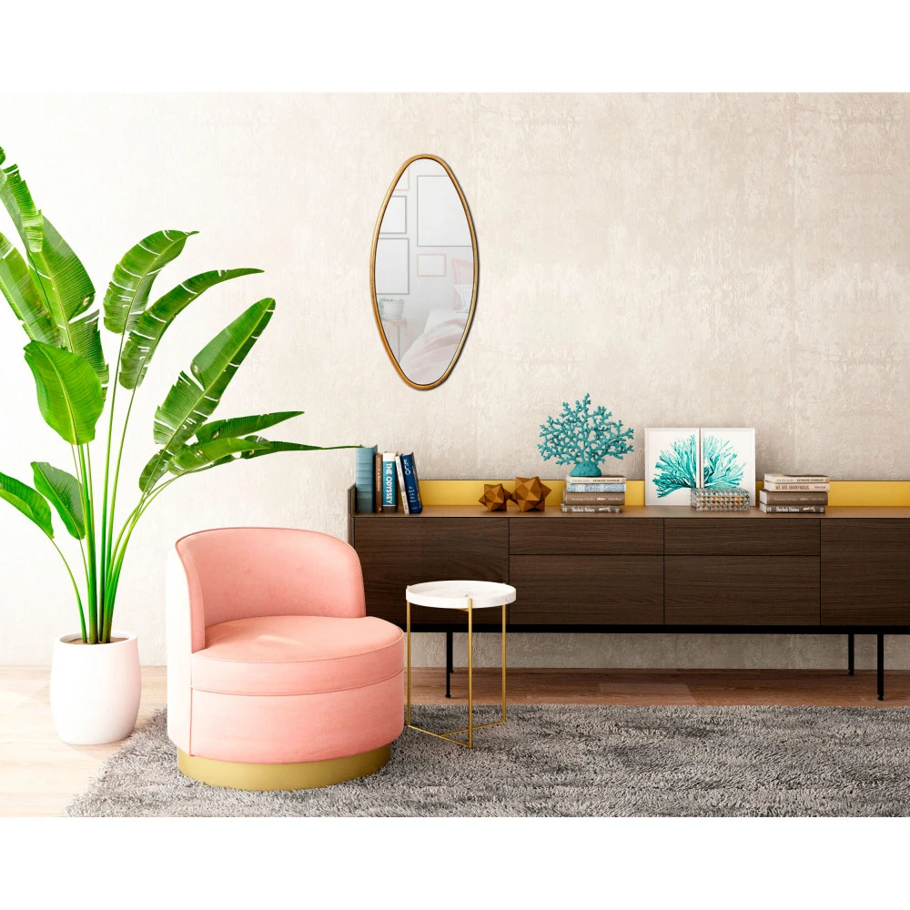 EMÉE Miroir Ovale 30x60 Cm 3 EMÉE Miroir Ovale 30x60 Cm