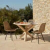 EQUAL Lot De 4 Chaises Outdoor Effet Rotin En Résine Plastique 2 EQUAL Lot De 4 Chaises Outdoor Effet Rotin En Résine Plastique -Meubles Soldes Magasin equal lot 4 chaises outdoor effet rotin resine plastique kave home