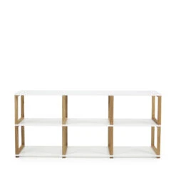 *art ART Étagère En Bois 6 Niches -Meubles Soldes Magasin etagere bois 6 niches tenzo art 1