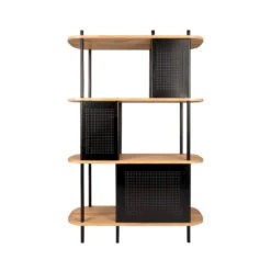 SOLE Étagère En Bois Et Métal L80xH118cm 14 SOLE Étagère En Bois Et Métal L80xH118cm -Meubles Soldes Magasin etagere bois metal l80xh118cm sole 4