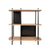SOLE Étagère En Bois Et Métal L80xH83,5cm 2 SOLE Étagère En Bois Et Métal L80xH83,5cm -Meubles Soldes Magasin etagere bois metal l80xh835cm sole
