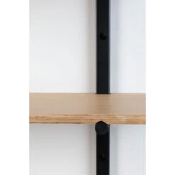 BUNDY Étagère Murale En Métal Et Bois -Meubles Soldes Magasin etagere murale metal bois zuiver bundy 7