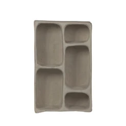 CLAY Étagère Murale En Papier Mâché 5 Niches 14 CLAY Étagère Murale En Papier Mâché 5 Niches -Meubles Soldes Magasin etagere murale papier mache 5 niches bepurehome clay 4