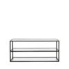 ESZENTIAL Etagère Murale En Verre Et Métal 90x40 Cm 1 ESZENTIAL Etagère Murale En Verre Et Métal 90x40 Cm -Meubles Soldes Magasin etagere murale verre metal 90x40 cm pomax eszential