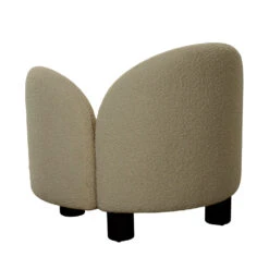 HONOLULU Fauteuil Accoudoir Droit En Tissu Bouclette -Meubles Soldes Magasin fauteuil accoudoir droit tissu bouclette house nordic honolulu 3