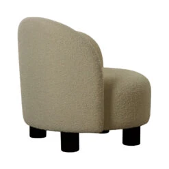 HONOLULU Fauteuil Accoudoir Droit En Tissu Bouclette -Meubles Soldes Magasin fauteuil accoudoir droit tissu bouclette house nordic honolulu 4