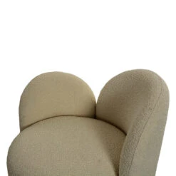 HONOLULU Fauteuil Accoudoir Droit En Tissu Bouclette -Meubles Soldes Magasin fauteuil accoudoir droit tissu bouclette house nordic honolulu 5