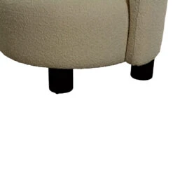 HONOLULU Fauteuil Accoudoir Droit En Tissu Bouclette -Meubles Soldes Magasin fauteuil accoudoir droit tissu bouclette house nordic honolulu 6