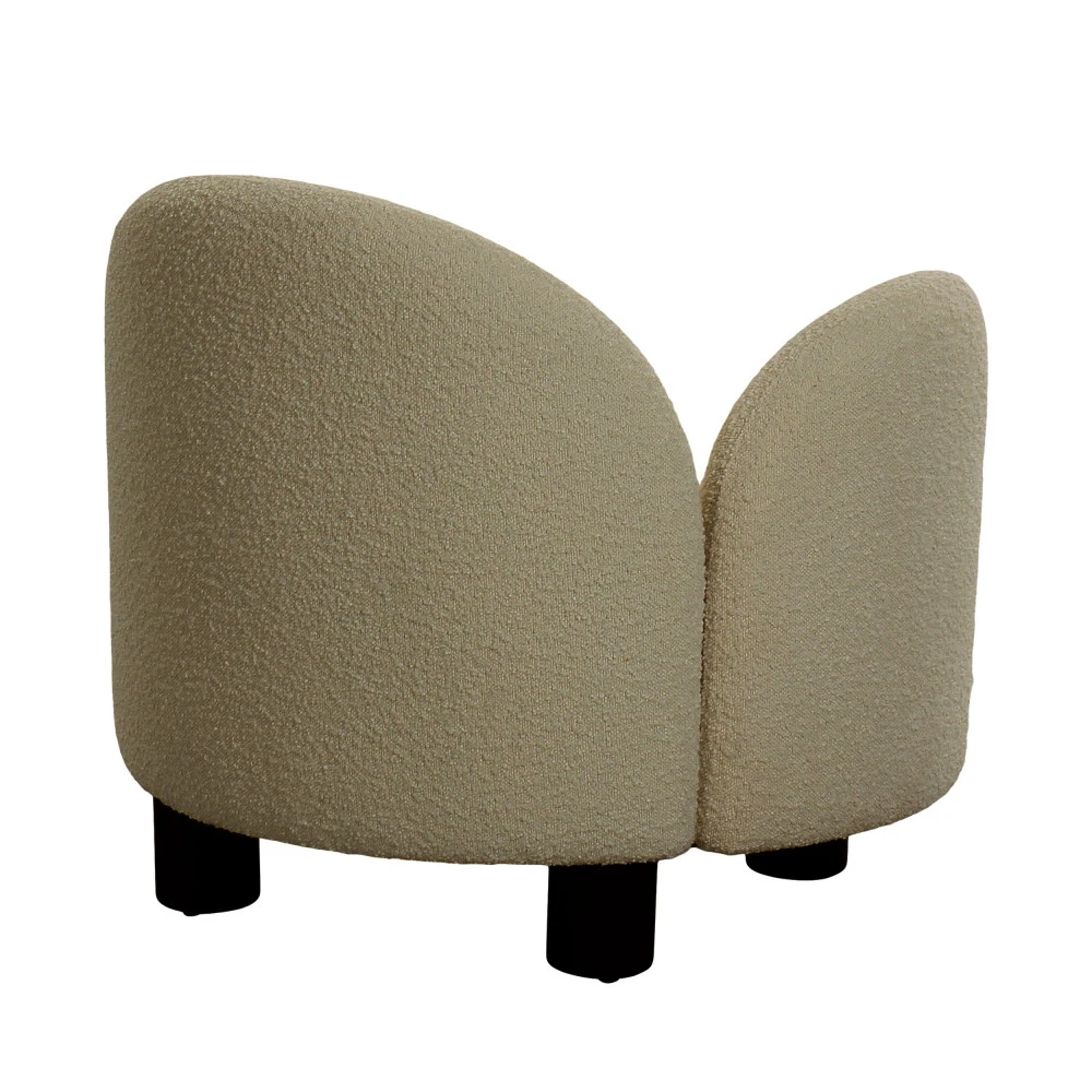 HONOLULU Fauteuil Accoudoir Gauche En Tissu Bouclette 6 HONOLULU Fauteuil Accoudoir Gauche En Tissu Bouclette – Image 4