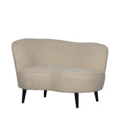 SARA Fauteuil Angle Gauche 1,5 Place En Tissu Bouclette -Meubles Soldes Magasin fauteuil angle gauche 15 place tissu bouclette woood sara 2