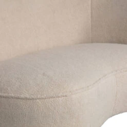 SARA Fauteuil Angle Gauche 1,5 Place En Tissu Bouclette -Meubles Soldes Magasin fauteuil angle gauche 15 place tissu bouclette woood sara 5