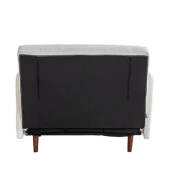 BELUSHI Fauteuil Convertible En Tissu Bouclette -Meubles Soldes Magasin fauteuil convertible tissu bouclette drawer belushi 4