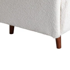 BELUSHI Fauteuil Convertible En Tissu Bouclette -Meubles Soldes Magasin fauteuil convertible tissu bouclette drawer belushi 7