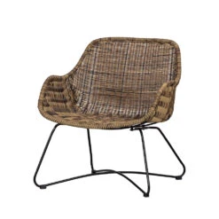 FRANKIE Fauteuil De Jardin En Rotin Et Métal -Meubles Soldes Magasin fauteuil de jardin rotin metal woood frankie 3
