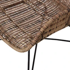 FRANKIE Fauteuil De Jardin En Rotin Et Métal -Meubles Soldes Magasin fauteuil de jardin rotin metal woood frankie 6