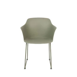 TANGO Lot De 2 Fauteuils De Table En Plastique Et Métal 12 TANGO Lot De 2 Fauteuils De Table En Plastique Et Métal -Meubles Soldes Magasin fauteuil de table plastique et metal tango 2