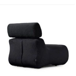 CLUB Fauteuil Design En Bouclette -Meubles Soldes Magasin fauteuil design bouclette kave home club 3