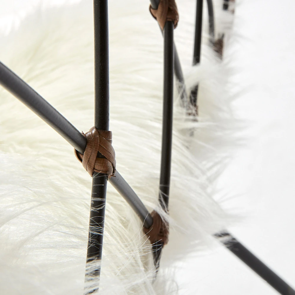 CLAREN Fauteuil Design En Métal Et Rotin 8 CLAREN Fauteuil Design En Métal Et Rotin – Image 6