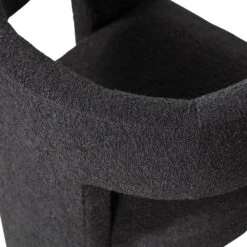 TIWA Fauteuil Design En Tissu Bouclette -Meubles Soldes Magasin fauteuil design tissu bouclette tiwa woood 6