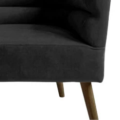 EXPLICIT Fauteuil Design En Tissu Effet Daim -Meubles Soldes Magasin fauteuil design tissu effet daim explicit leitmotiv 4