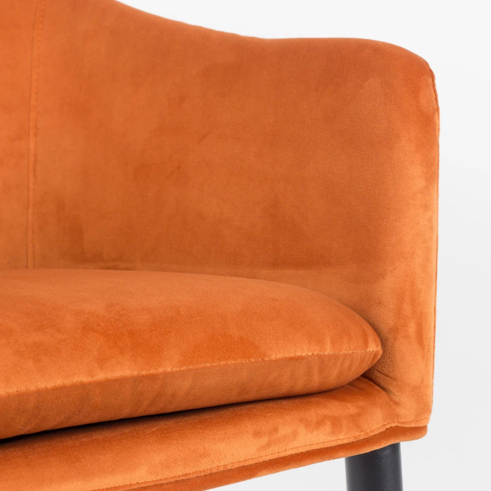 CATELYN Fauteuil De Table Design En Velours 10 CATELYN Fauteuil De Table Design En Velours – Image 8