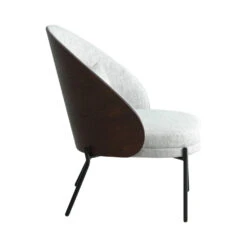 CANELAS Fauteuil En Tissu Et Métal -Meubles Soldes Magasin fauteuil en tissu metal house nordic canelas 2