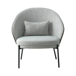 CANELAS Fauteuil En Tissu Et Métal
