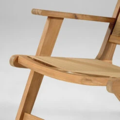 GERALDA Fauteuil De Jardin En Bois Et Résine Tressée 20 GERALDA Fauteuil De Jardin En Bois Et Résine Tressée -Meubles Soldes Magasin fauteuil jardin boi resine tressee kave home geralda 8