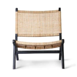 TAMBUNAN Fauteuil Lounge En Cannage -Meubles Soldes Magasin fauteuil lounge cannage hkliving tambunan 2