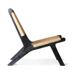 TAMBUNAN Fauteuil Lounge En Cannage -Meubles Soldes Magasin fauteuil lounge cannage hkliving tambunan 3