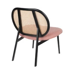 SPIKE Fauteuil Lounge En Tissu Et Cannage -Meubles Soldes Magasin fauteuil lounge cannage zuiver spike 14