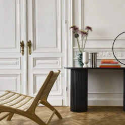 TAMBUNAN Fauteuil Lounge En Teck