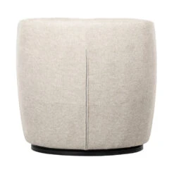 SERRA Fauteuil Pivotant Design En Tissu -Meubles Soldes Magasin fauteuil pivotant design tissu serra woood 4