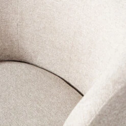 SERRA Fauteuil Pivotant Design En Tissu -Meubles Soldes Magasin fauteuil pivotant design tissu serra woood 5