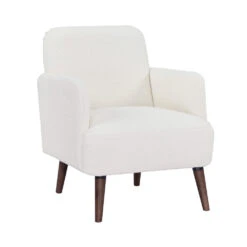 BROOKS Fauteuil Rétro En Tissu Bouclette Pieds Bois Foncé 10 BROOKS Fauteuil Rétro En Tissu Bouclette Pieds Bois Foncé -Meubles Soldes Magasin fauteuil retro tissu bouclette pieds bois fonce drawer brooks 1