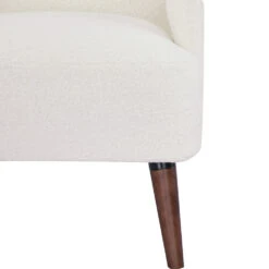 BROOKS Fauteuil Rétro En Tissu Bouclette Pieds Bois Foncé 14 BROOKS Fauteuil Rétro En Tissu Bouclette Pieds Bois Foncé -Meubles Soldes Magasin fauteuil retro tissu bouclette pieds bois fonce drawer brooks 5