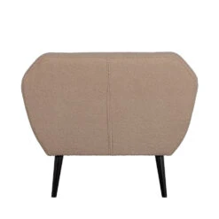 ROCCO Fauteuil En Tissu Bouclette -Meubles Soldes Magasin fauteuil tissu bouclette woood rocco 4