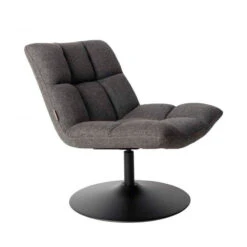 BAR Fauteuil Tissu Pivotant Lounge -Meubles Soldes Magasin fauteuil tissu pivotant lounge bar 1