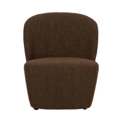 LOFTY Fauteuil En Tissu Bouclette -Meubles Soldes Magasin fauteuil tissu woood lofty 1