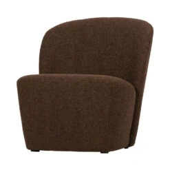 LOFTY Fauteuil En Tissu Bouclette -Meubles Soldes Magasin fauteuil tissu woood lofty 4