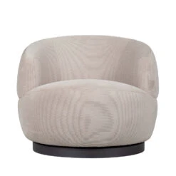 WOOLLY Fauteuil En Velours Côtelé -Meubles Soldes Magasin fauteuil velours cotele bepurehome woolly 1