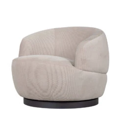 WOOLLY Fauteuil En Velours Côtelé -Meubles Soldes Magasin fauteuil velours cotele bepurehome woolly 2