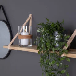 FORNO Etagère Murale En Bois Et Cuir 80x20 Cm 9 FORNO Etagère Murale En Bois Et Cuir 80x20 Cm -Meubles Soldes Magasin forno etagere murale bois cuir 80x20cm house nordic 3