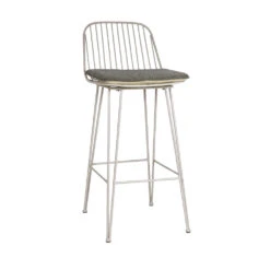 OMBRA Galette De Chaise De Bar En Coton -Meubles Soldes Magasin galette chaise bar coton ombra pomax 4