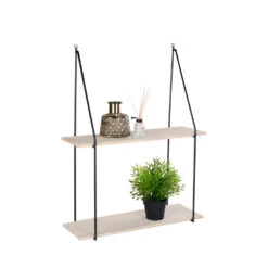HAAG Etagère Murale En Métal Et Bois 55x21xH72 Cm 6 HAAG Etagère Murale En Métal Et Bois 55x21xH72 Cm -Meubles Soldes Magasin haag etagere murale metal bois 55x21xh72cm house nordic 1