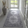 HAVANA Tapis De Couloir Vintage En Chenille Noir Et Blanc -Meubles Soldes Magasin havana tapis couloir vintage chenille noir blanc house nordic