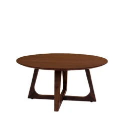 HELLERUP Table Basse En Bois ø75cm -Meubles Soldes Magasin hellerup table basse bois 75cm house nordic 1