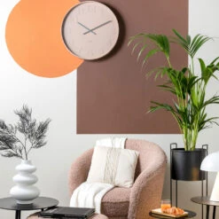 MR. BROWN Horloge Murale Ronde ø51cm -Meubles Soldes Magasin horloge murale ronde o51cm mr brown 6